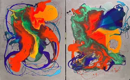 Its-a-Brand-New-Day-Dyptic.-Acrylic-on-Canvas.-23-x-30-each