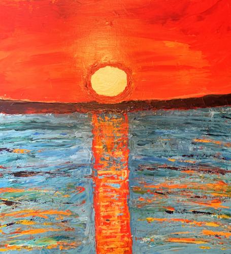 Land-o-Lakes.-Acrylic-painting-on-canvas.-24x24