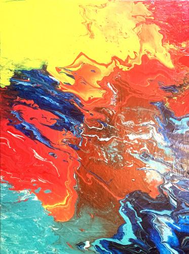 The-Birth-of-the-Shield.-Acrylic-on-canvas.-18-x-24