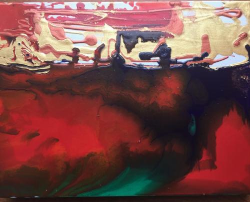 The Sanctuary 12 x 18 acrylic on canvas