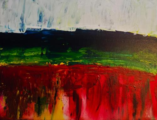 Deep mantle 12 x9 acrylic on board