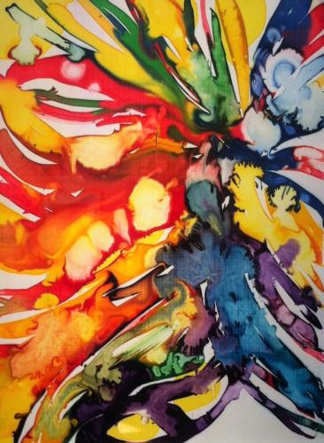 Spirit of God silkscreen print 15 x 22 (SOLD)