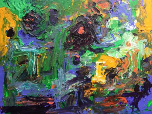 My Garden acrylic on canvas 24 x 30