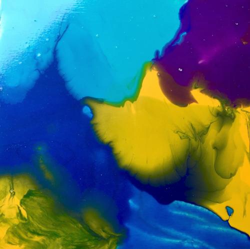 At Peace acrylic on wood panel 12 x 12