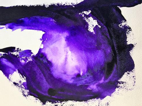 Tornado acrylic on watercolour paper 12 x 14