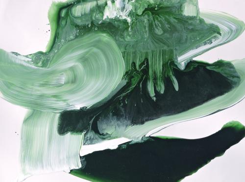 Believe acrylic on Terraskin 12 x 17