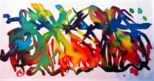 Swing silkscreen print. 15 x 22 (SOLD)