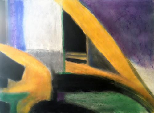 Secret Doorway pastel on paper 22 x 30