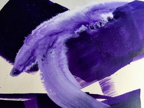 Aftermath acrylic on watercolor paper 12 x 14