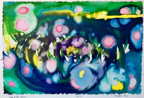 Eye of the Storm silkscreen print 15 x 22